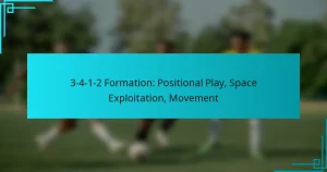 3-4-1-2 Formation: Positional Play, Space Exploitation, Movement