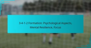 3-4-1-2 Formation: Psychological Aspects, Mental Resilience, Focus
